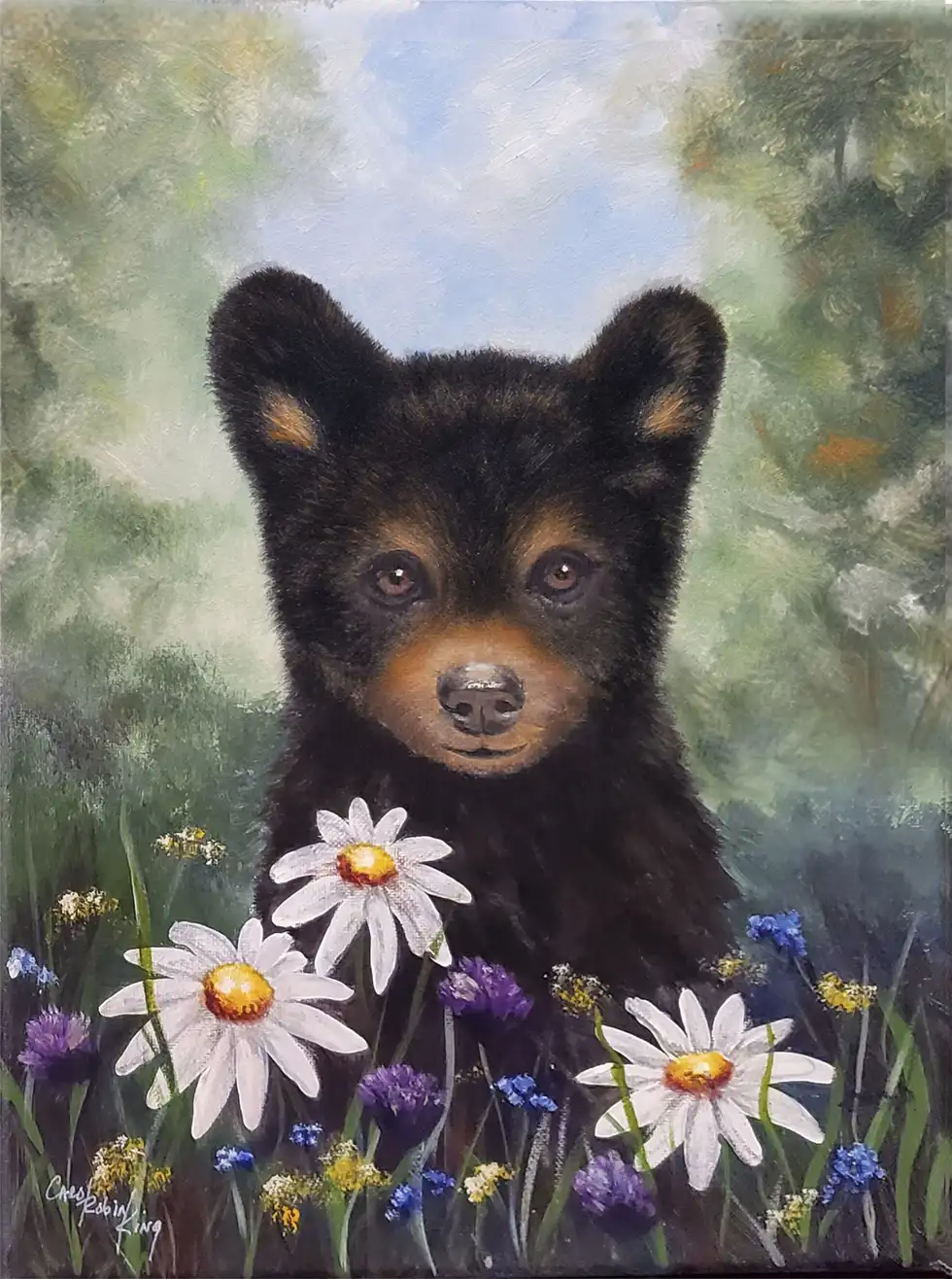 261013 Paint this Adorable Bear Cub! No Drawing Needed, All supplies Provided with Carol King
